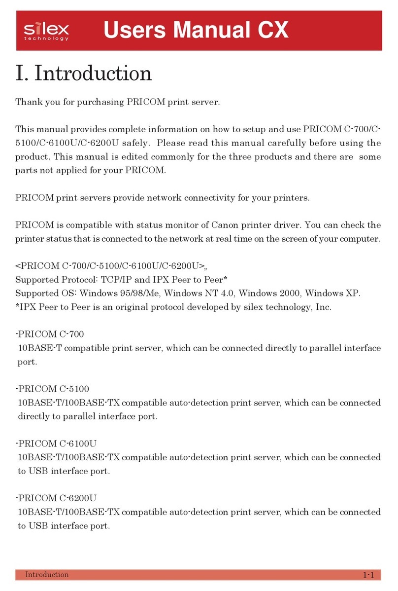 Silex technology PRICOM PRICOM C-700 user manual