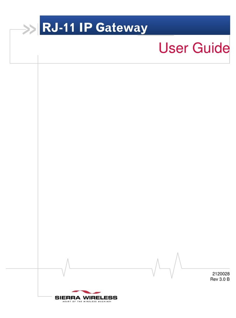 Sierra Wireless RJ-11 user guide