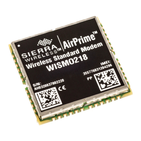 Sierra Wireless AIRPRIME WISMO218 User manual Sierra Wireless AIRPRIME WISMO218 User manual