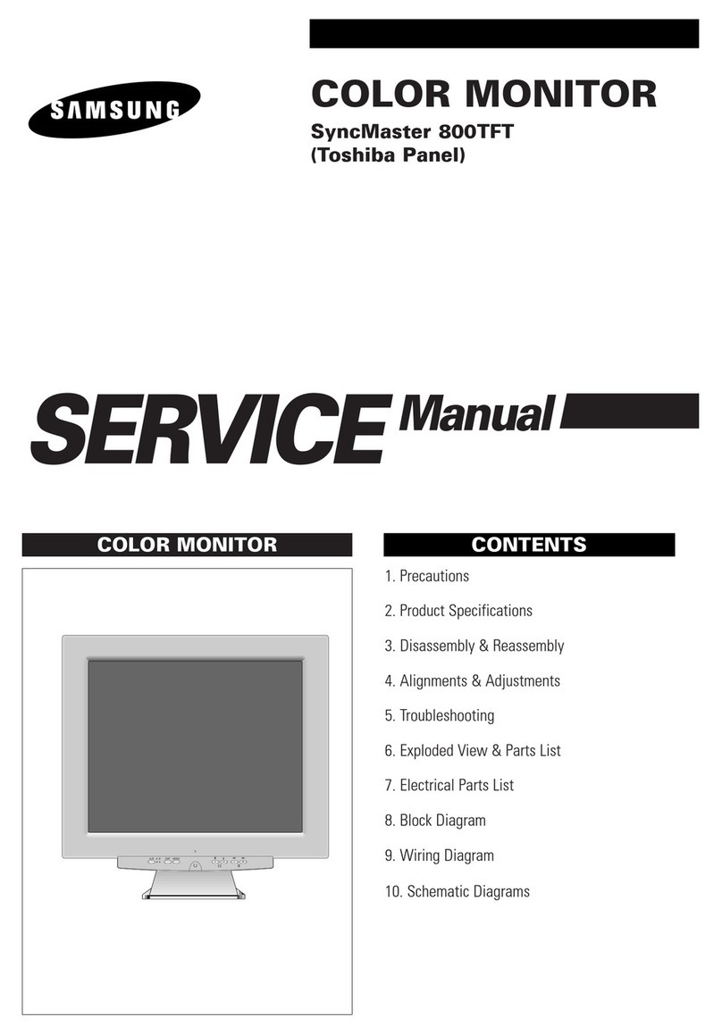 Samsung SyncMaster 800TFT User manual