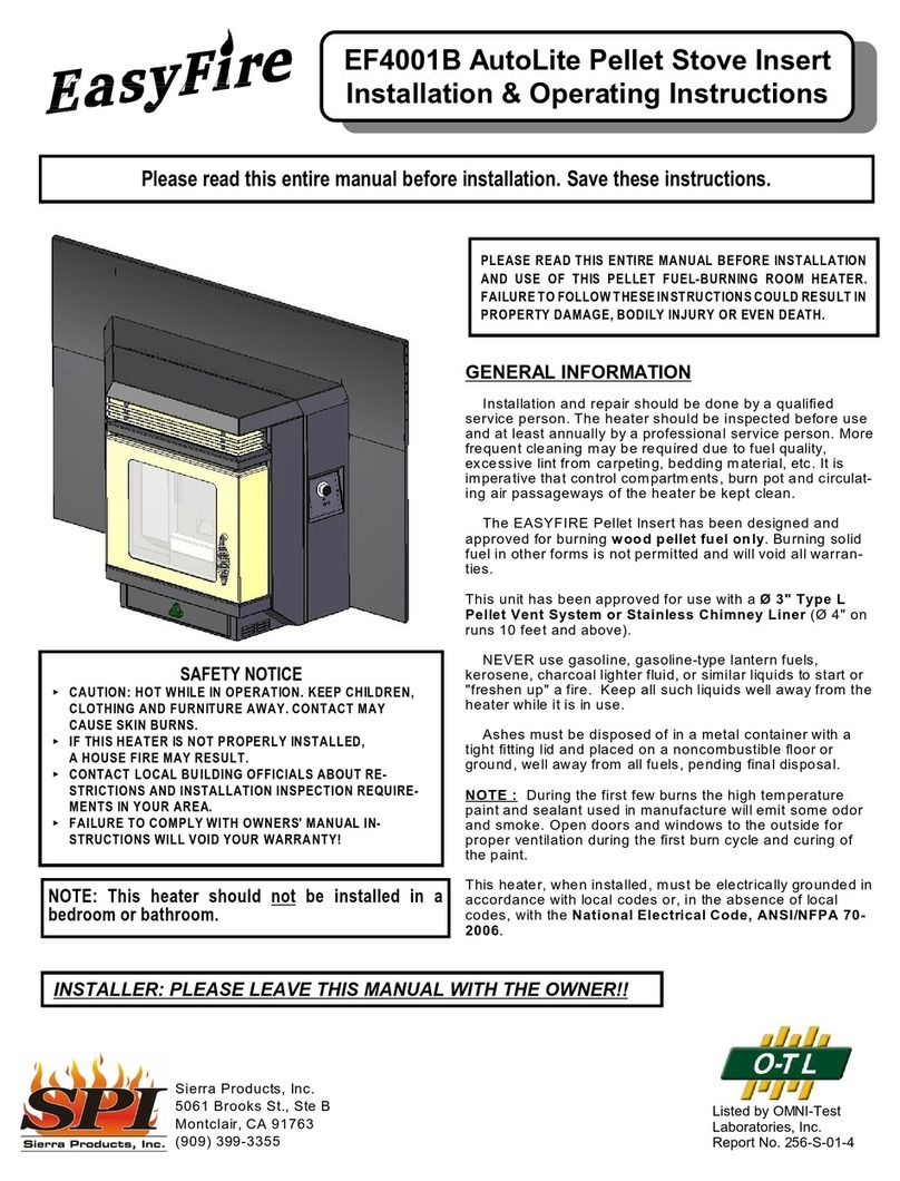 Sierra Products EF-4001B AutoLite Installation and operating instructions
