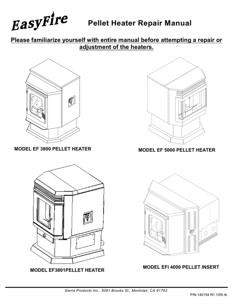Sierra Products EasyFire MODEL EF 3800 Repair manual