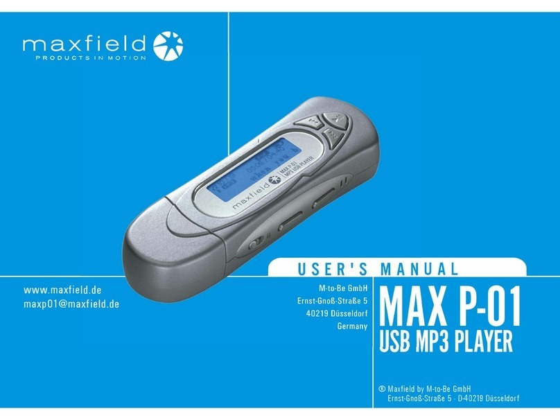 Maxfield MAX P-01 user manual