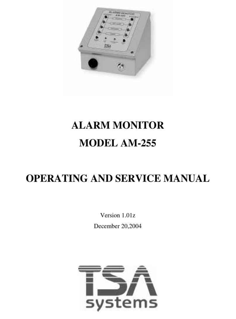 TSA Systems AM-255 Service manual