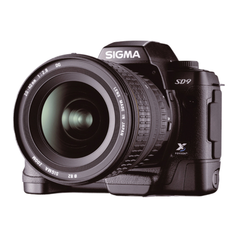 Sigma SD 9 User manual