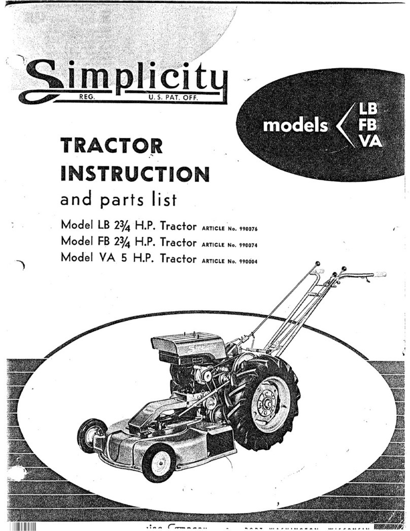 Simplicity FB User manual Simplicity FB User manual