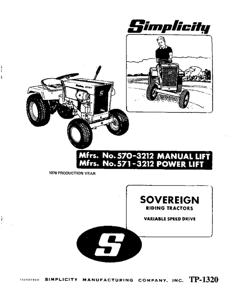 Simplicity Sovereign 570-3212 User manual