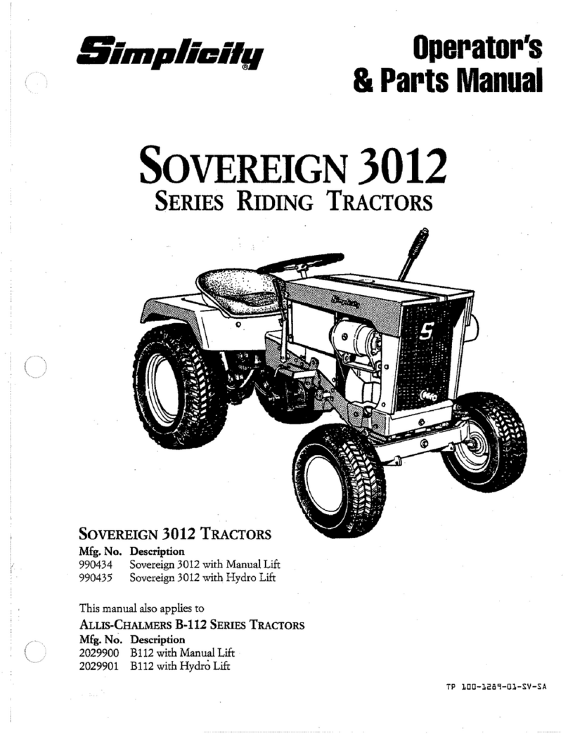 Simplicity Sovereign 3012 Series Programming manual