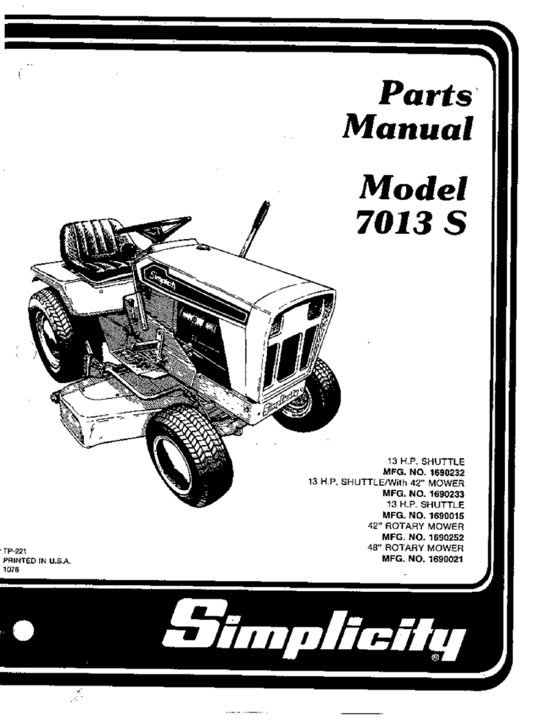 Simplicity Baron System 7013S User manual Simplicity Baron System 7013S User manual