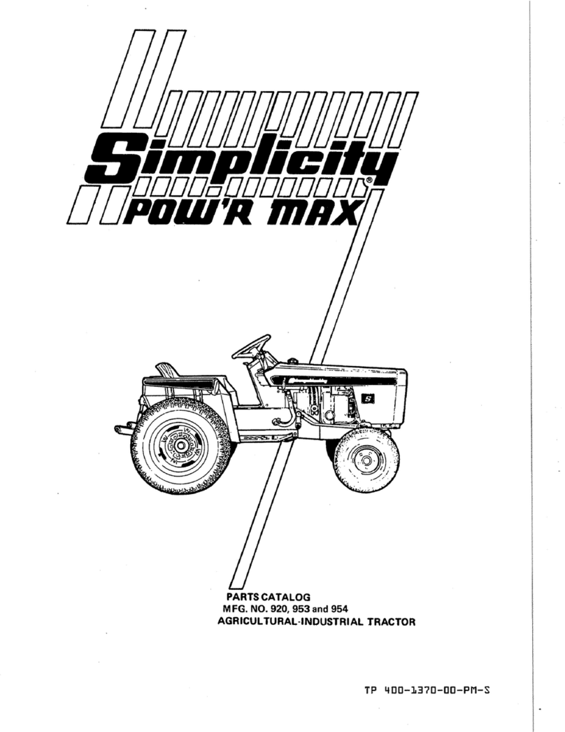 Simplicity 920 Instruction Manual