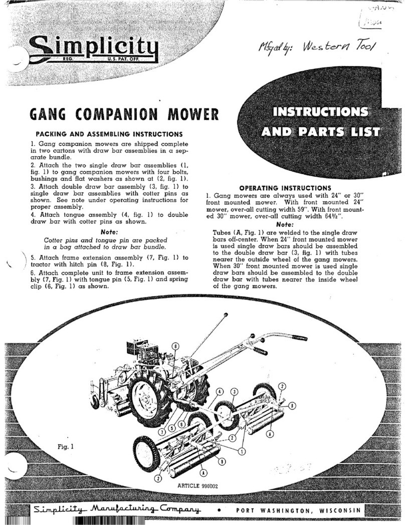 Simplicity 990002 Datasheet