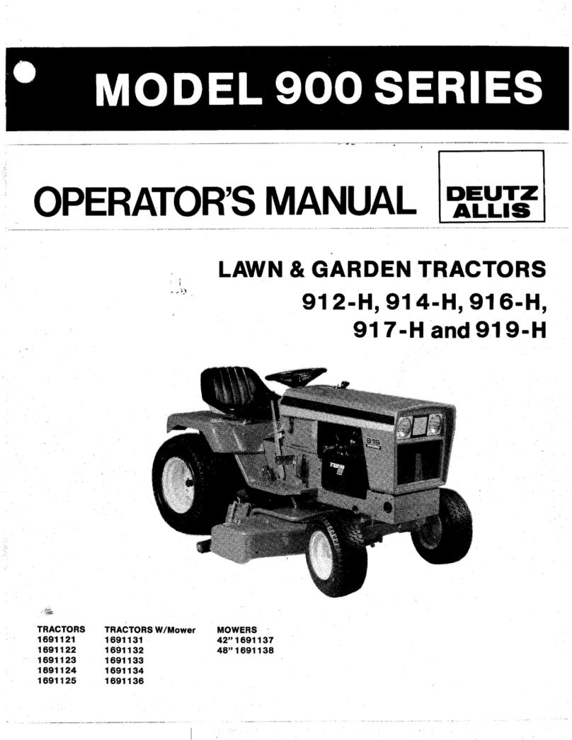 Deutz-Allis 912-H Operator's manual