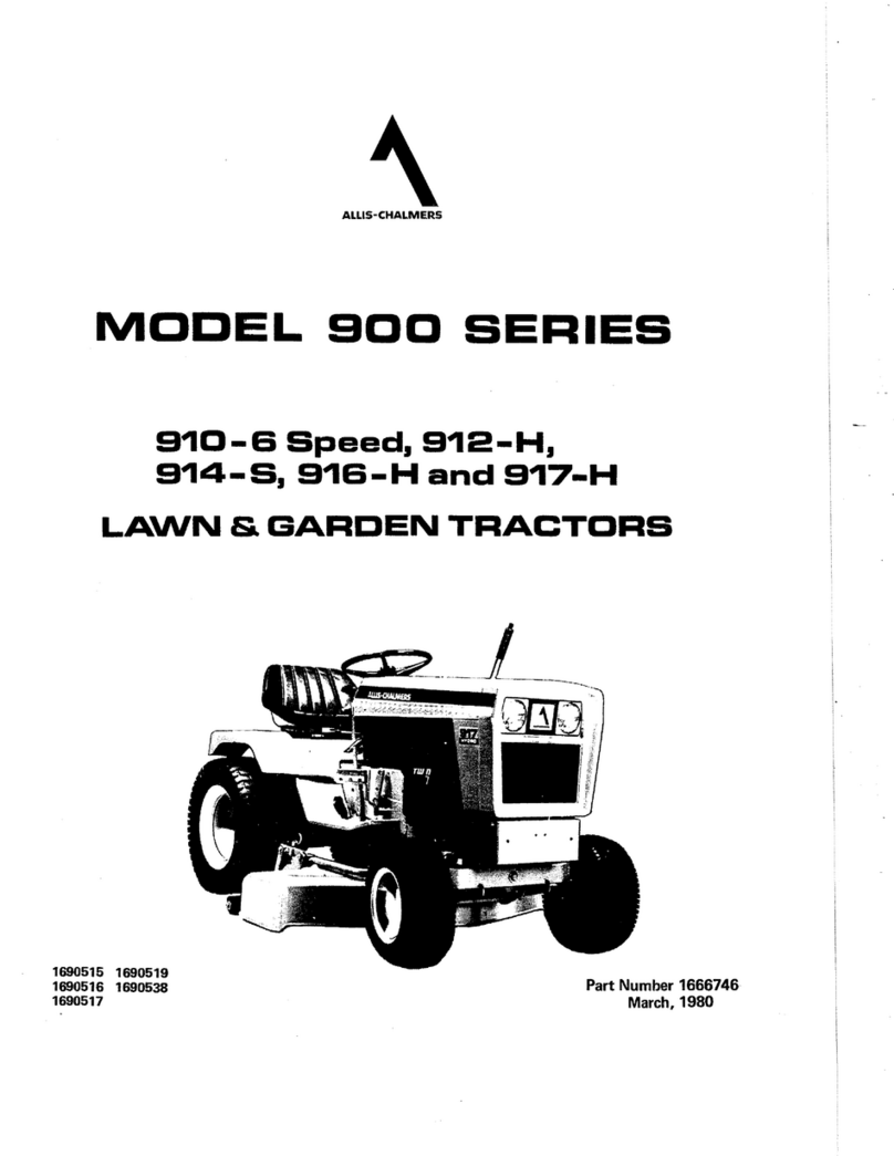 Allis-Chalmers 910-6 Speed owner's manual