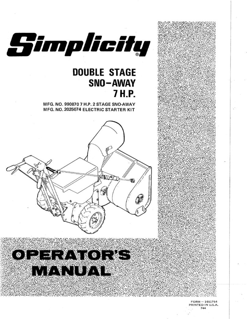 Simplicity 2025074 User manual