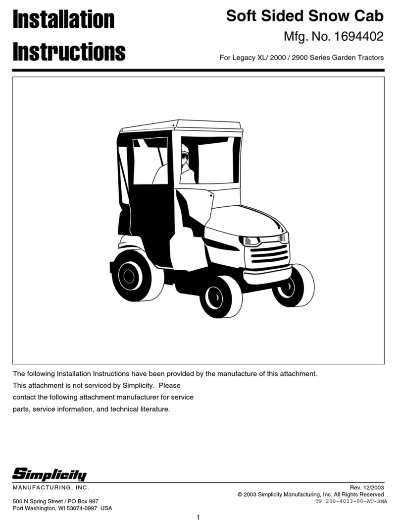 Simplicity 1694402 installation instructions