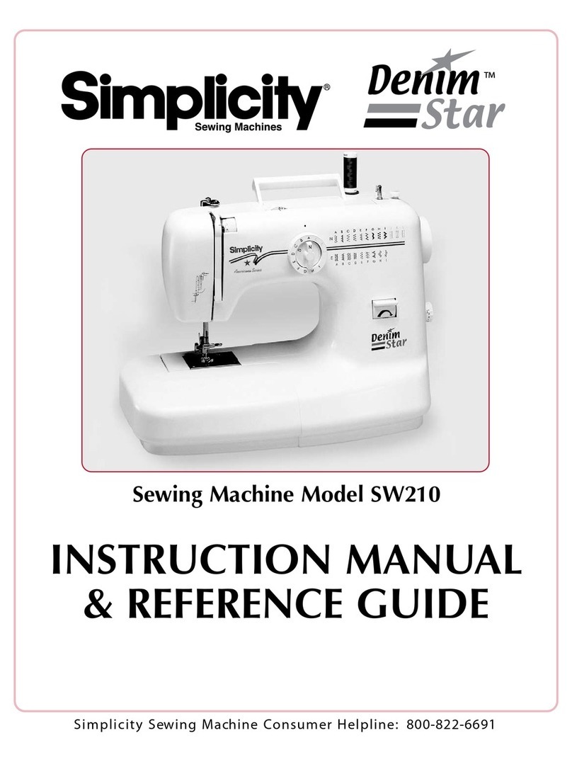 Simplicity DenimStar sw210 Instruction manual & reference guide