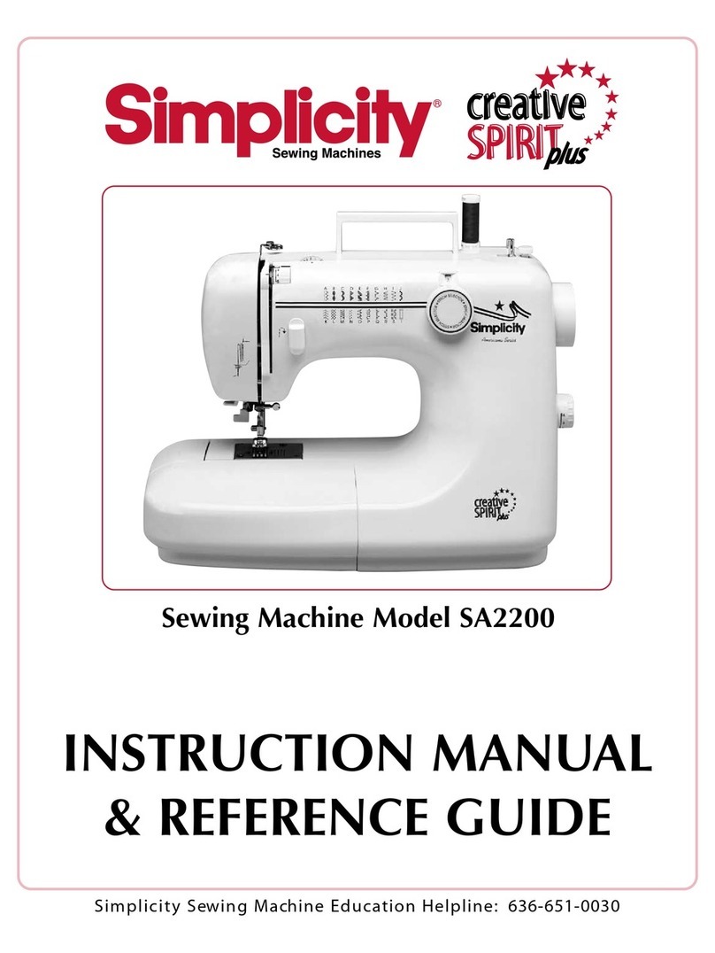 Simplicity SA2200 Instruction manual & reference guide