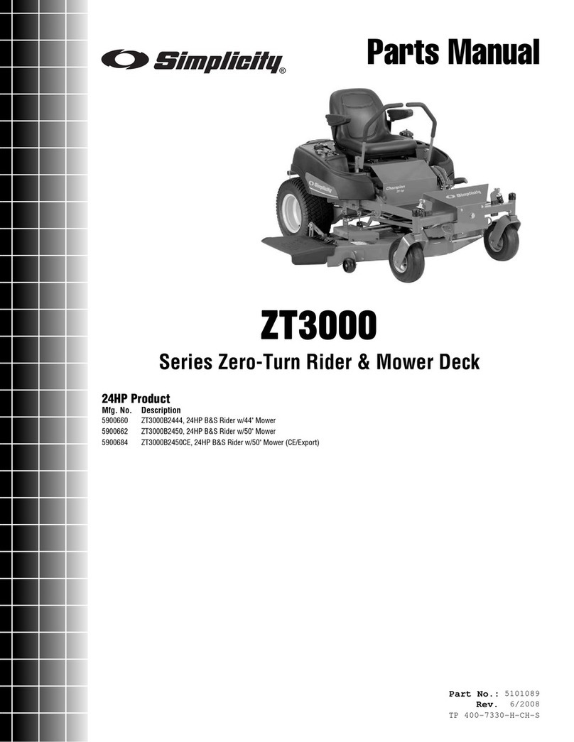 Simplicity ZT3000 User manual