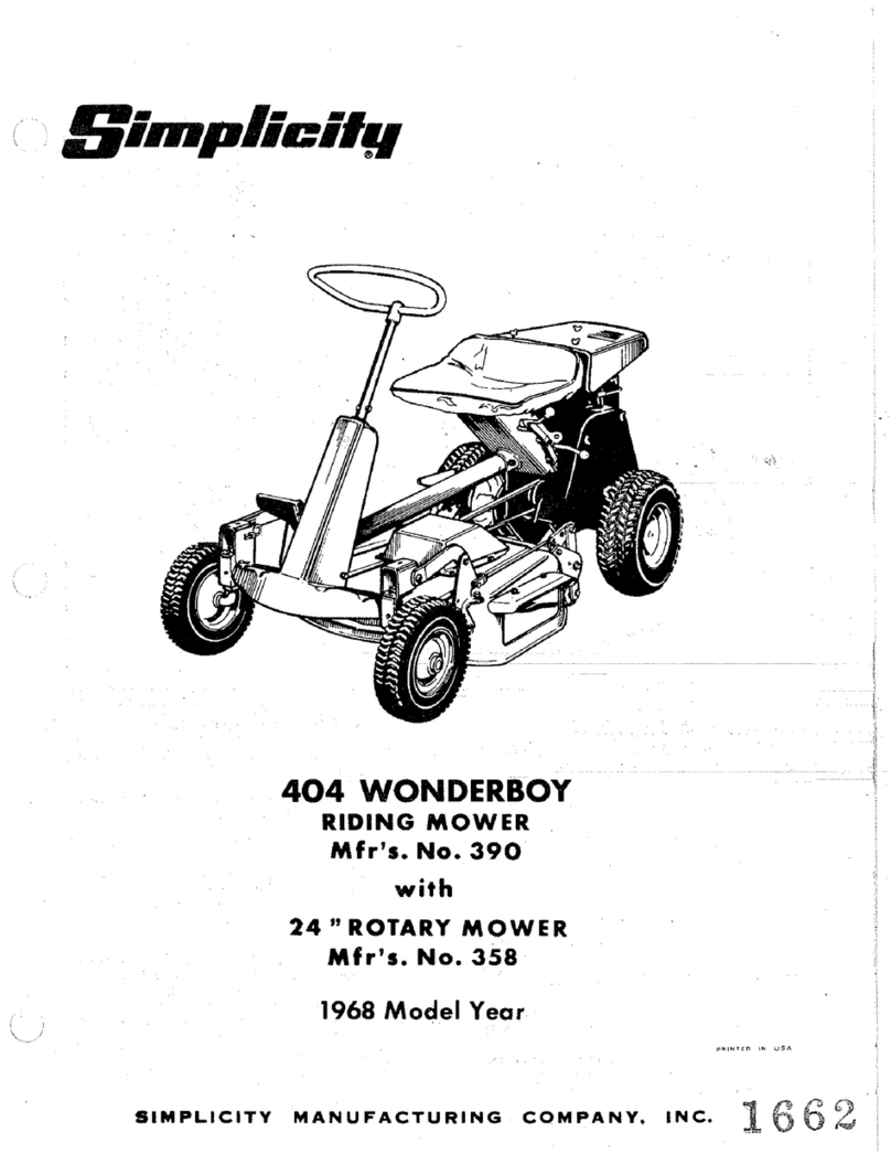 Simplicity Wonderboy 404 User manual