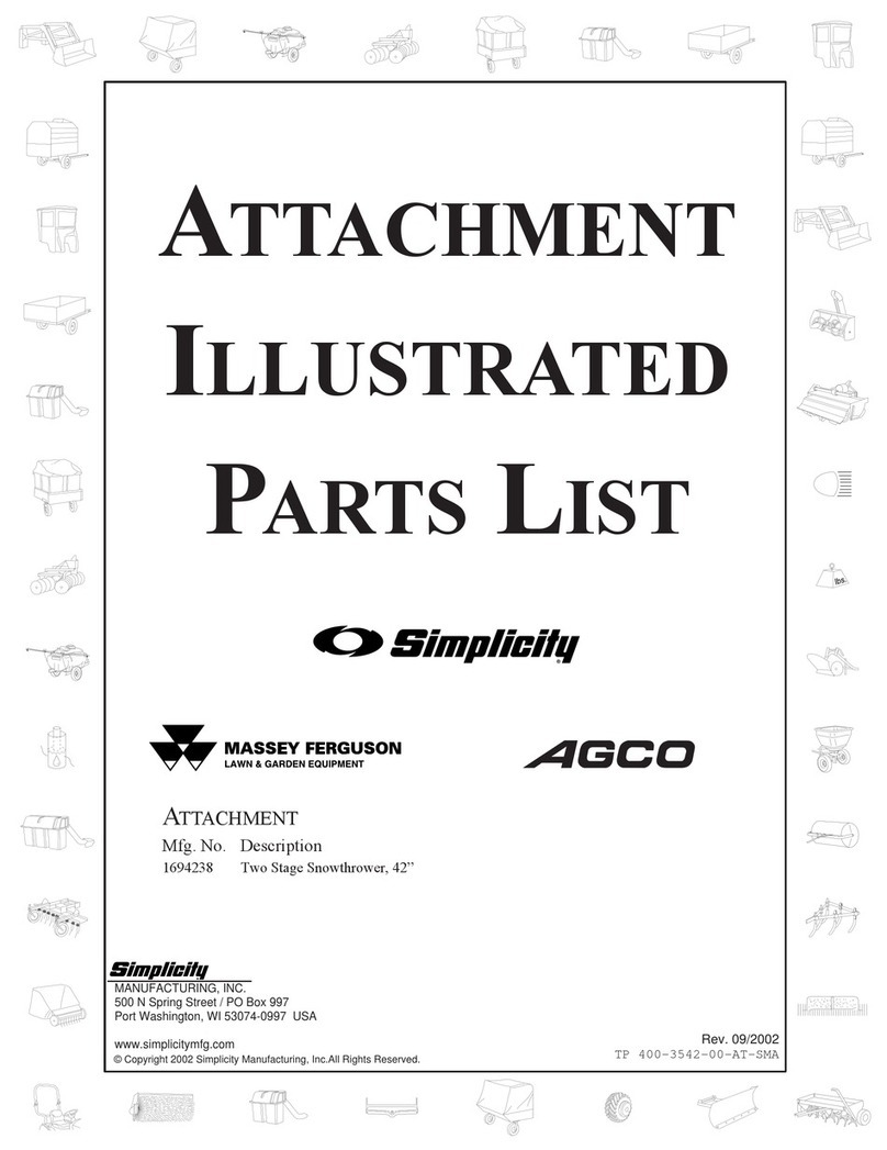 Simplicity 1694238 Illustrated parts list