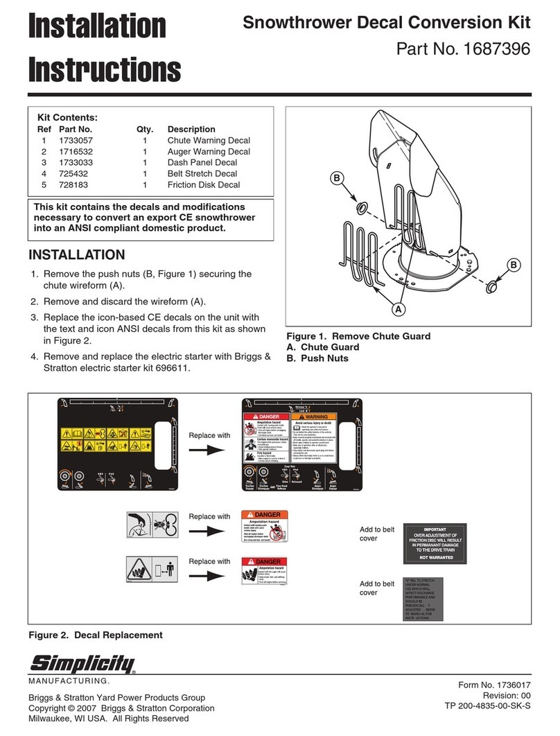 Simplicity 1687396 User manual Simplicity 1687396 User manual