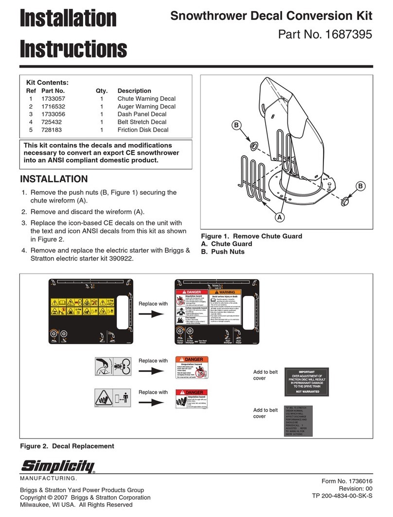 Simplicity 1687395 User manual