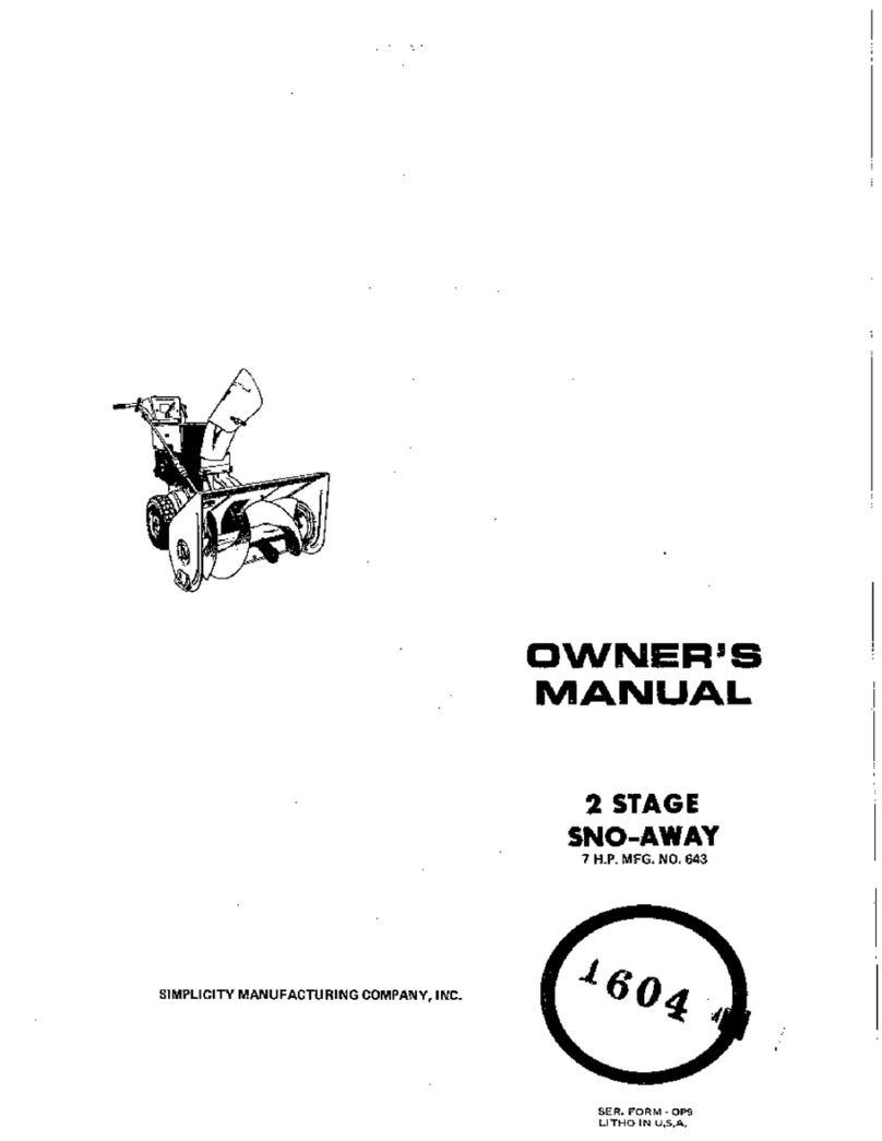 Simplicity 1604 User manual