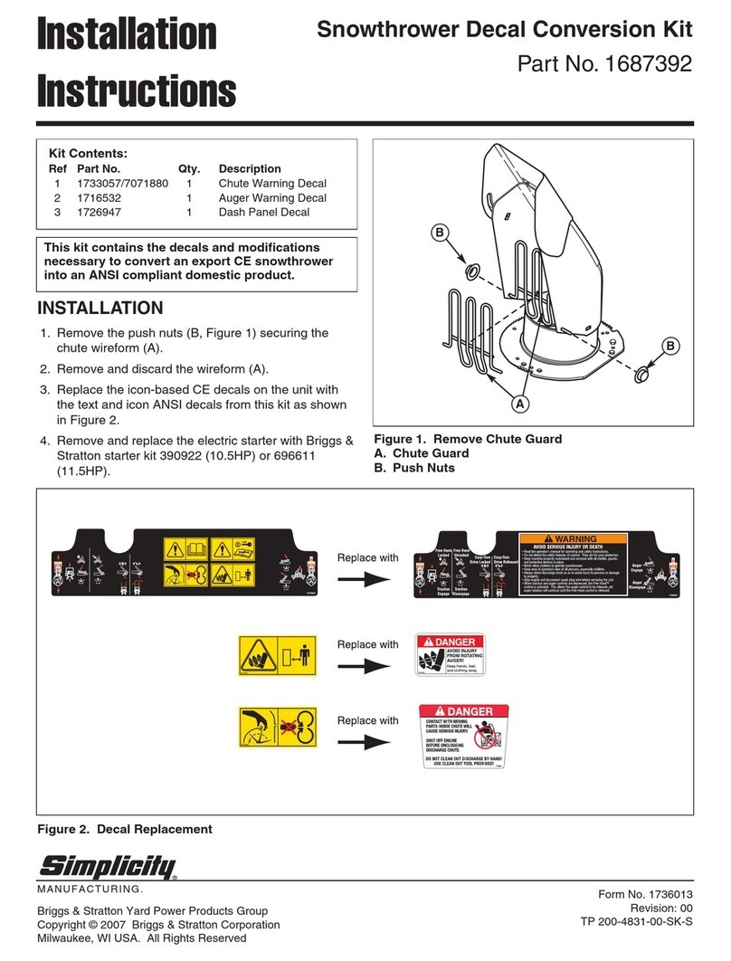 Simplicity 1687392 installation instructions
