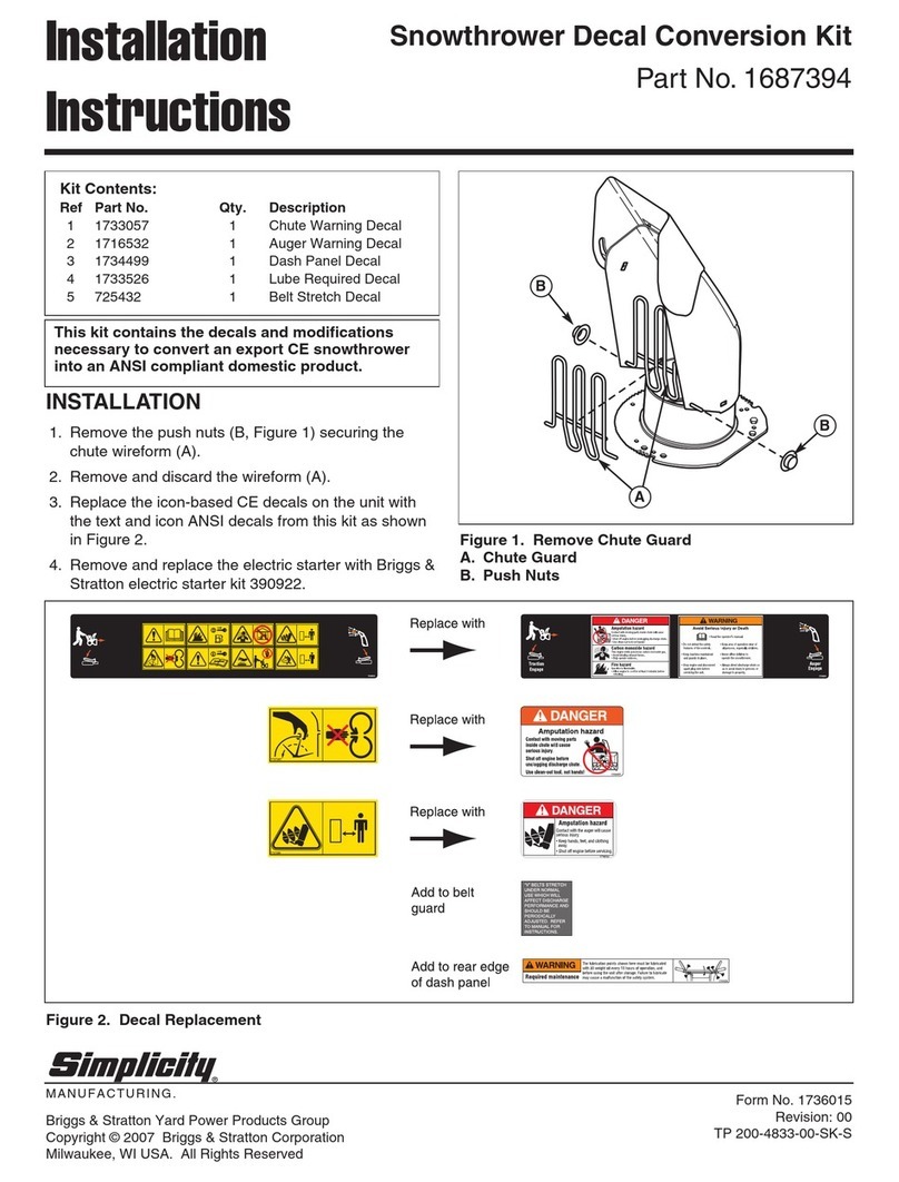 Simplicity 1687394 installation instructions Simplicity 1687394 installation instructions