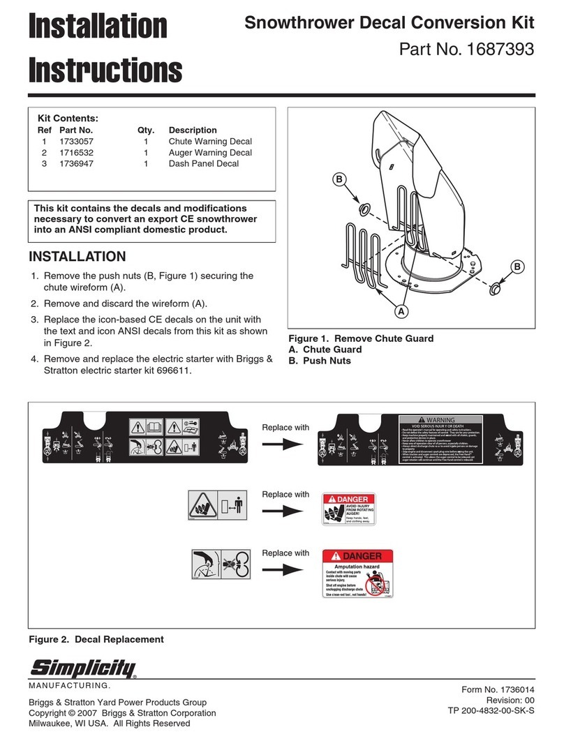 Simplicity 1687393 installation instructions