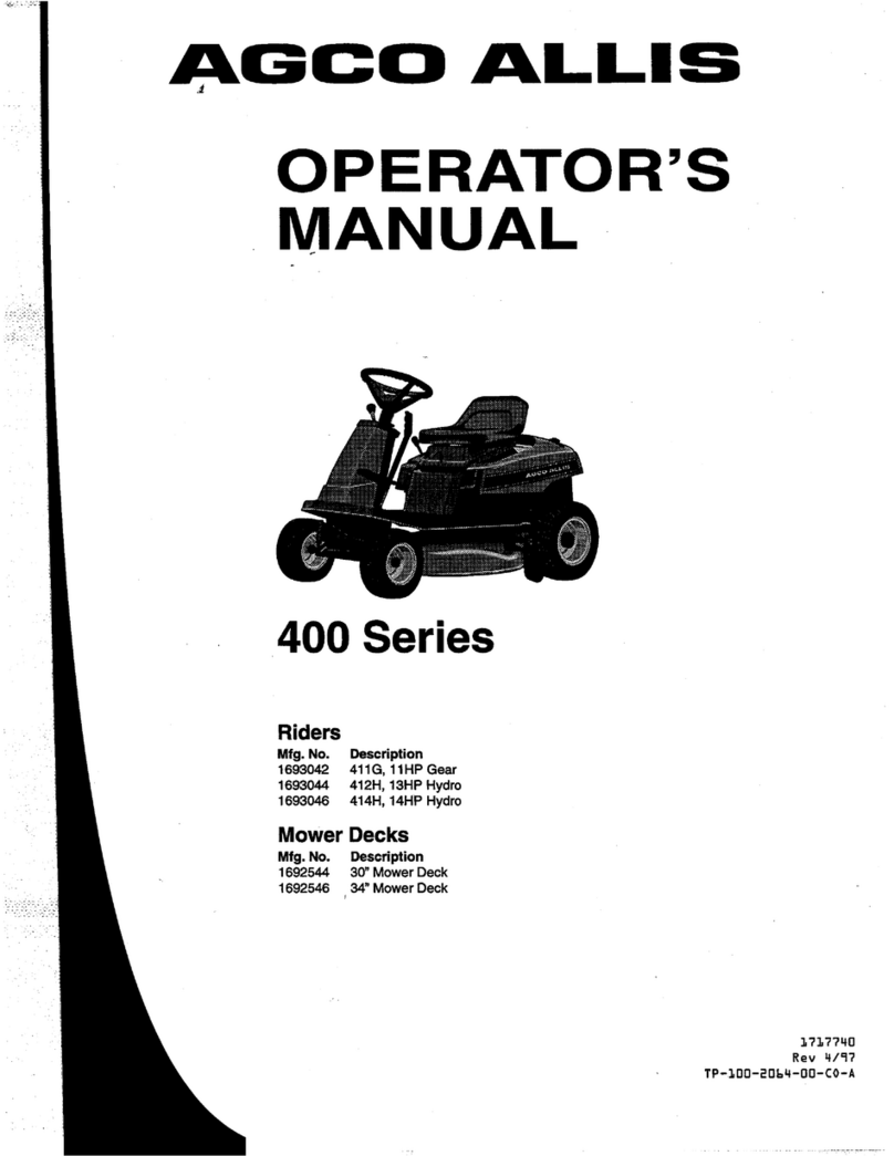 AGCO Allis 1692544 Operator's manual