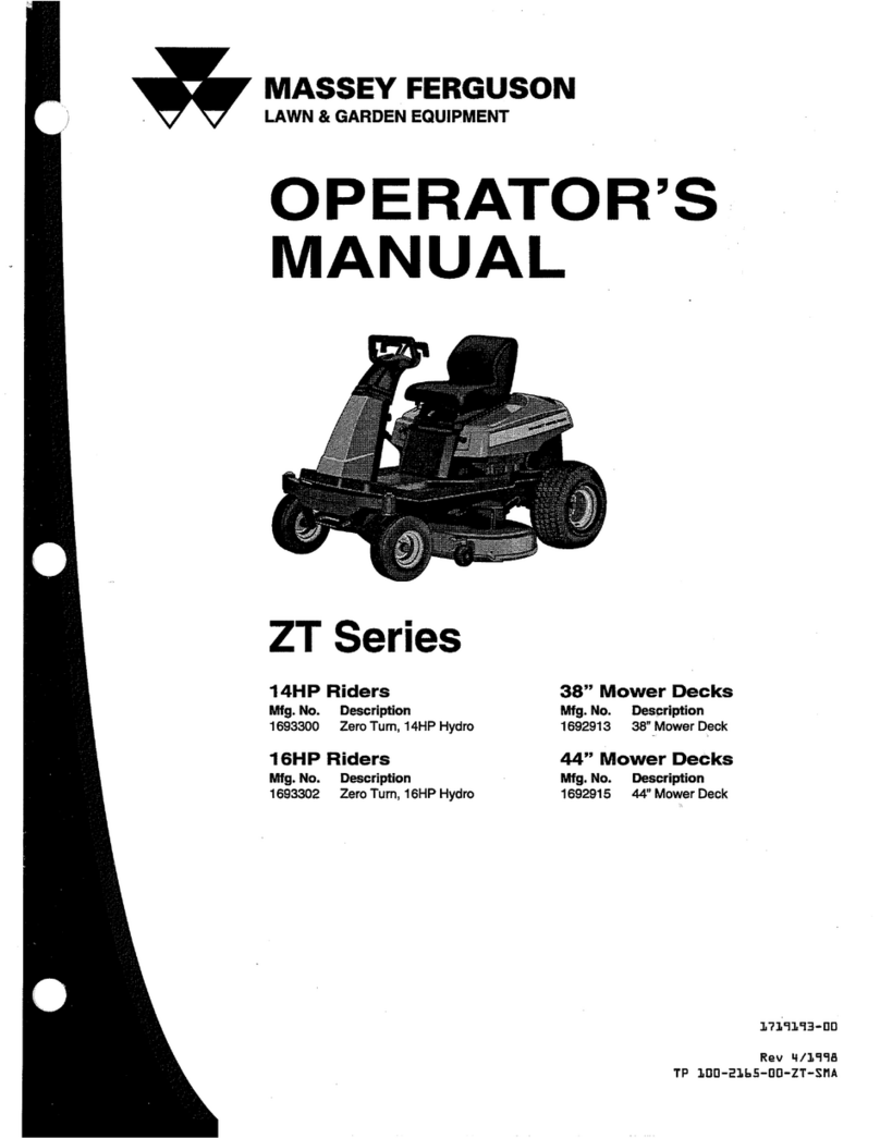 MASSEY FERGUSON 1692913 User manual MASSEY FERGUSON 1692913 User manual