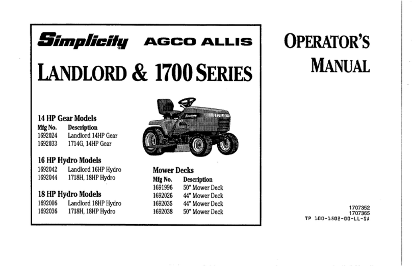 Simplicity 1692038 User manual