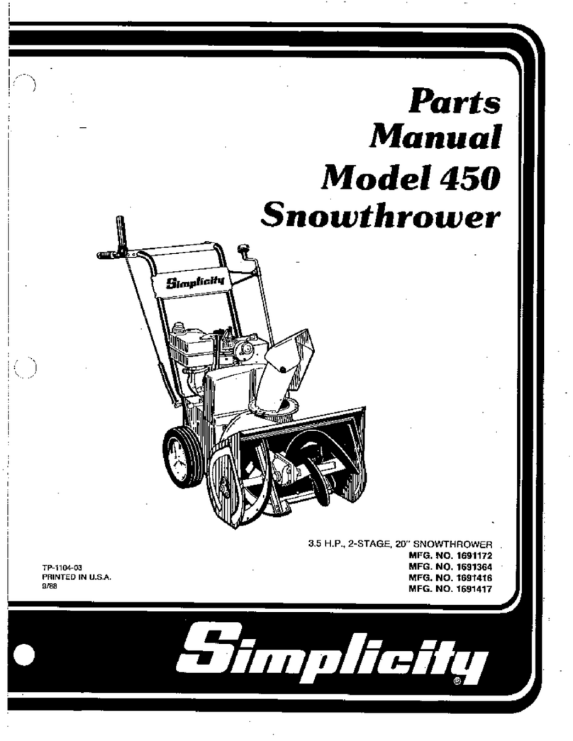 Simplicity 1691364 parts manual