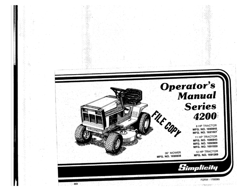 Simplicity 1690838 User manual Simplicity 1690838 User manual