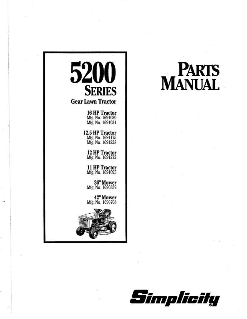Simplicity 1690839 parts manual