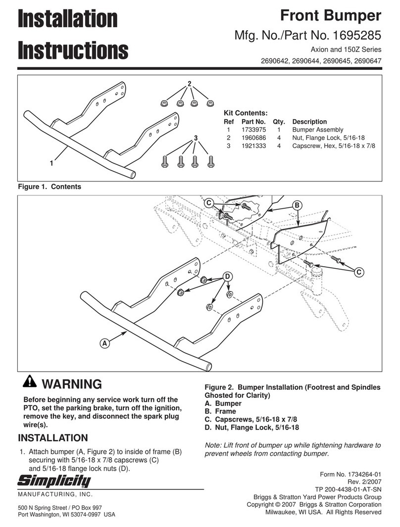 Simplicity 1695285 User manual