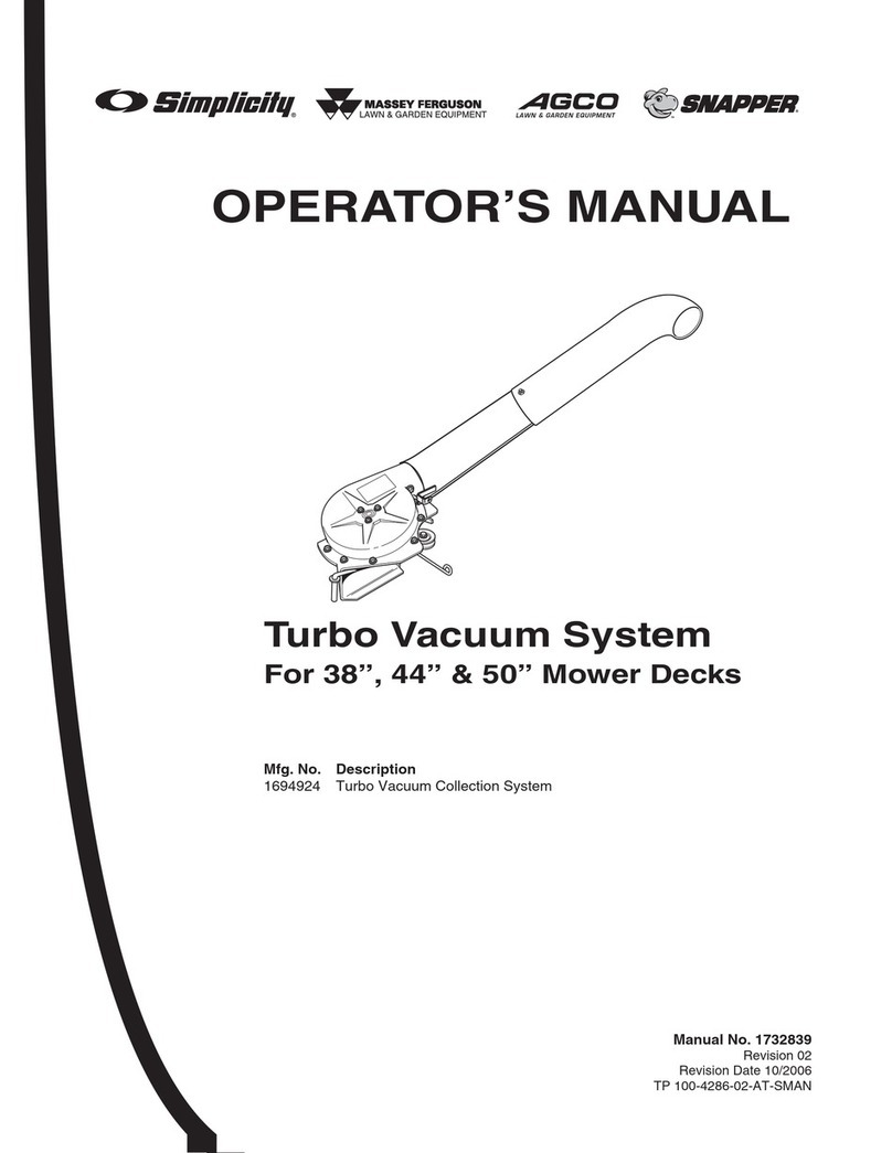 Simplicity 1694924 Operator's manual