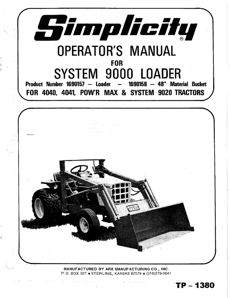 Simplicity 1690157 Operator's manual