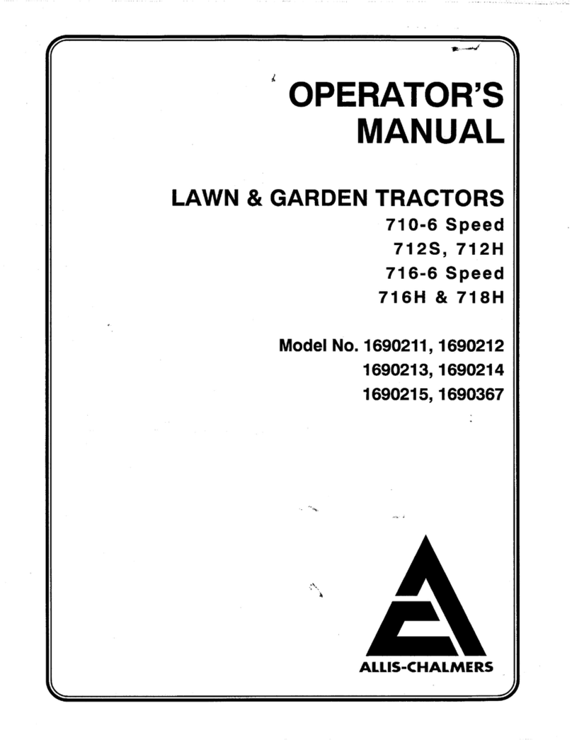 Allis-Chalmers 1690214 Operator's manual
