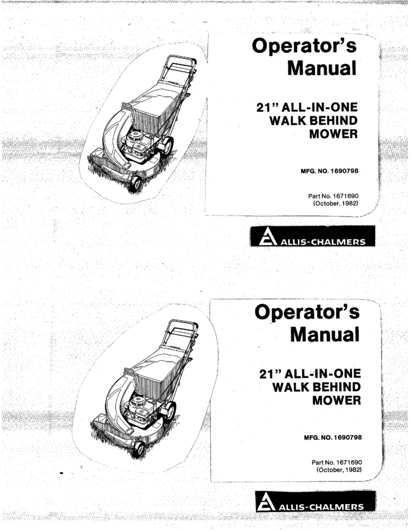 Allis-Chalmers 1671690 Operator's manual