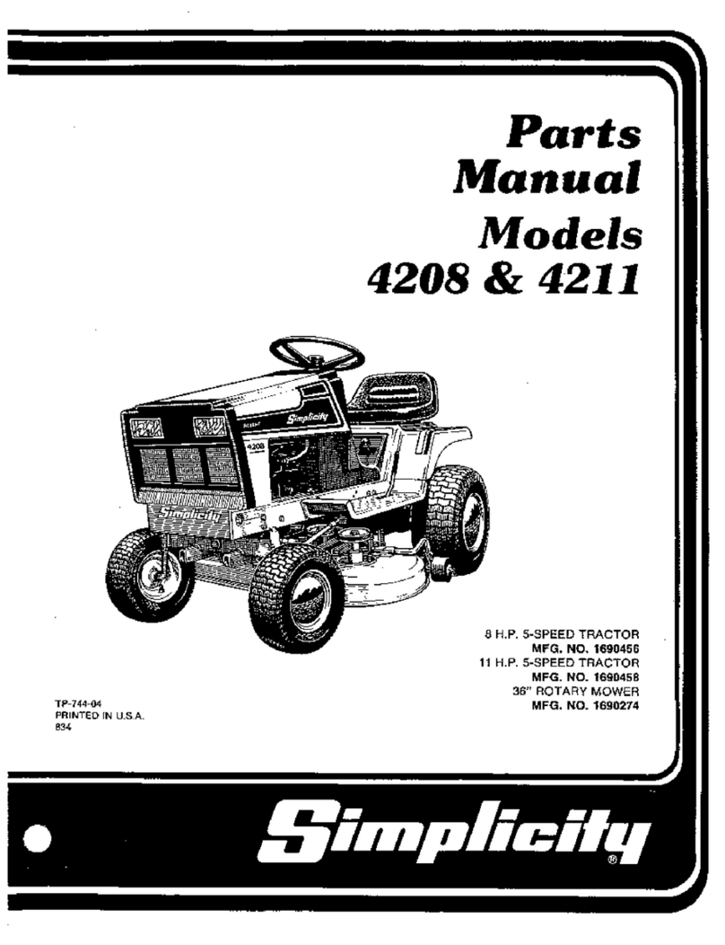 Simplicity 4208 Series User manual