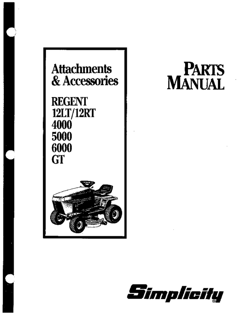Simplicity 4000 User manual