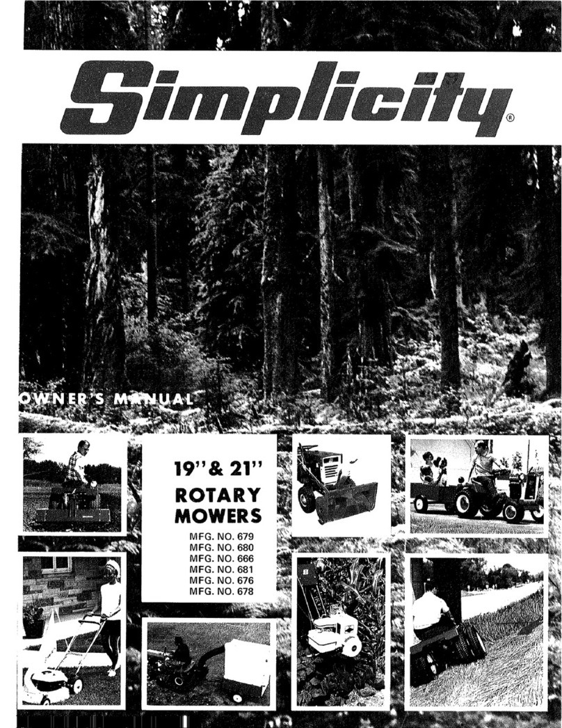 Simplicity 666 User manual Simplicity 666 User manual