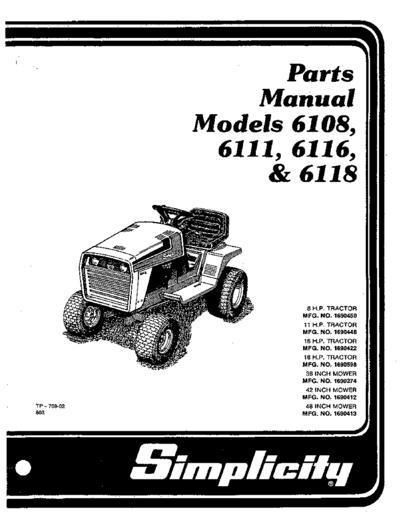 Simplicity 6108 User manual