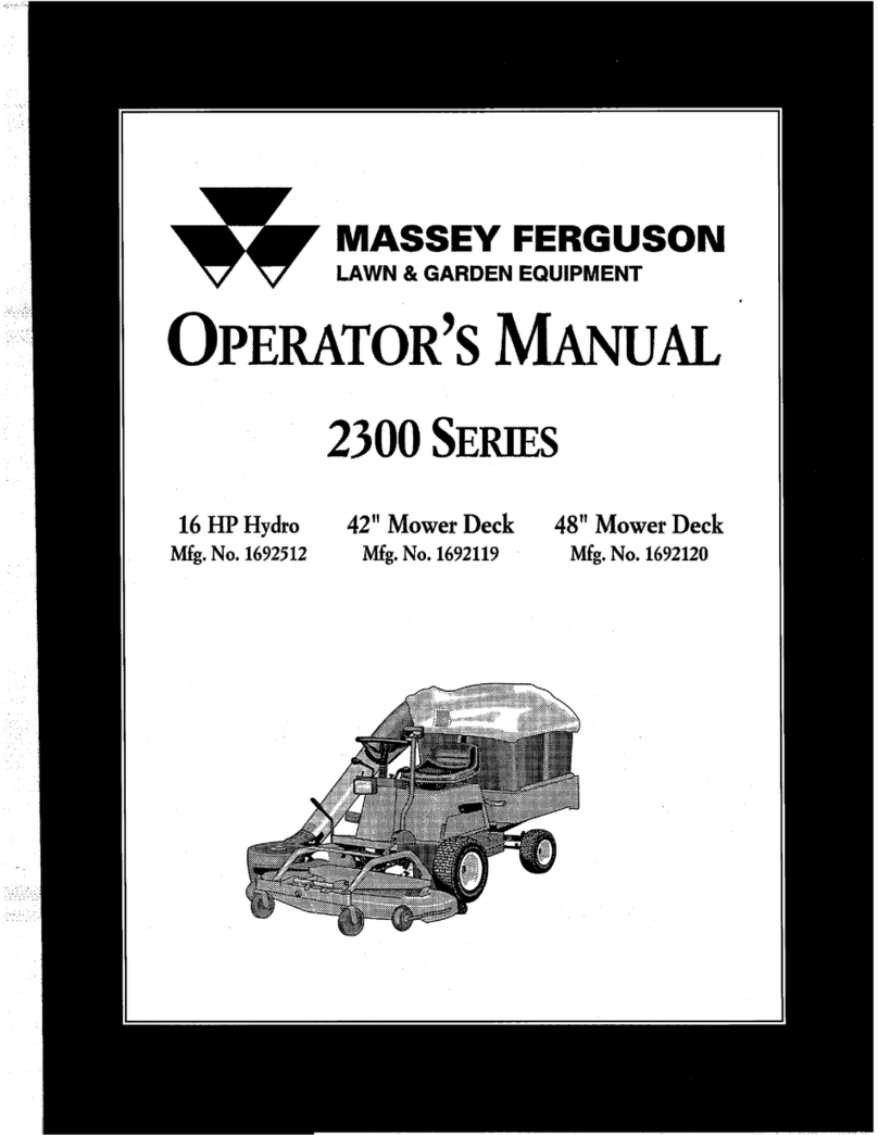 MASSEY FERGUSON 2300 Series User manual MASSEY FERGUSON 2300 Series User manual