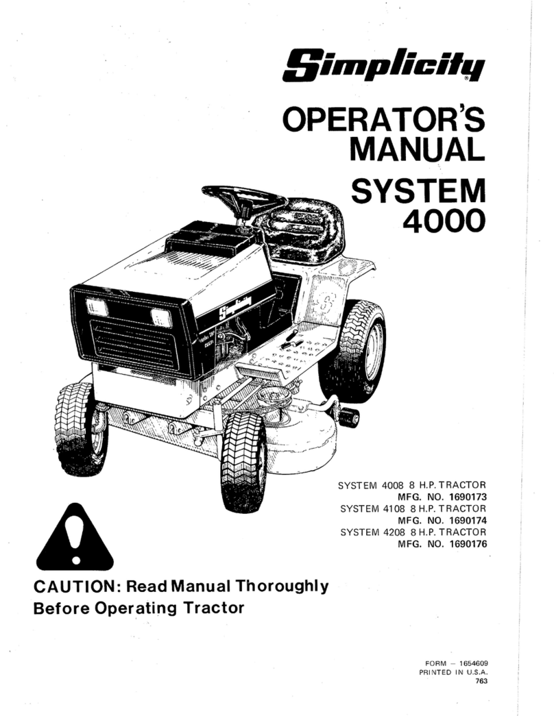 Simplicity System 4008 User manual Simplicity System 4008 User manual