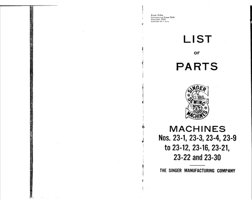 Singer 23-12 parts list