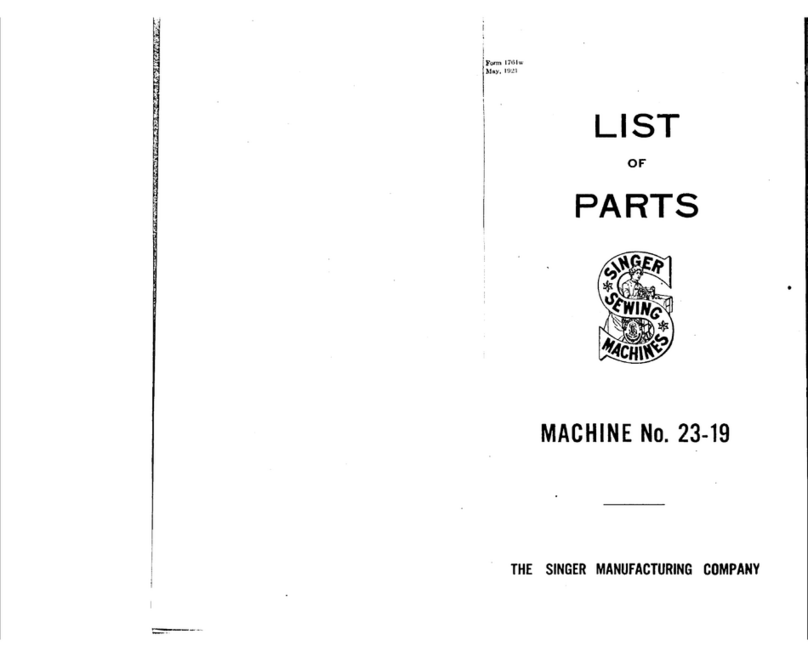 Singer 23-19 parts list