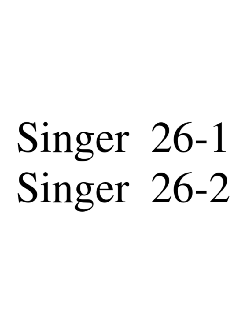 Singer 261 Class parts list